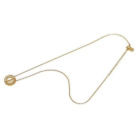 Authentic Dior Crystal CD Pendant Necklace - Picture 4 of 7